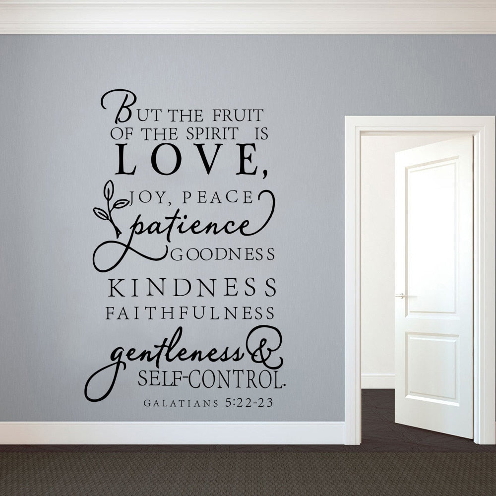 The fruit of the Spirit Wall Decal