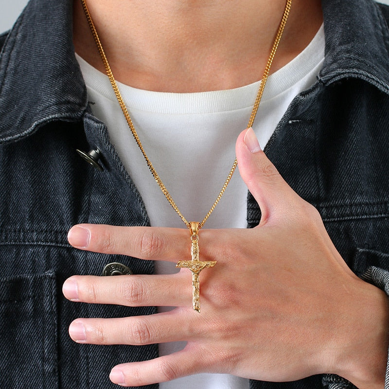 Traditional cross necklace